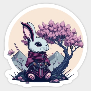 Rabbit Kunoichi Sticker